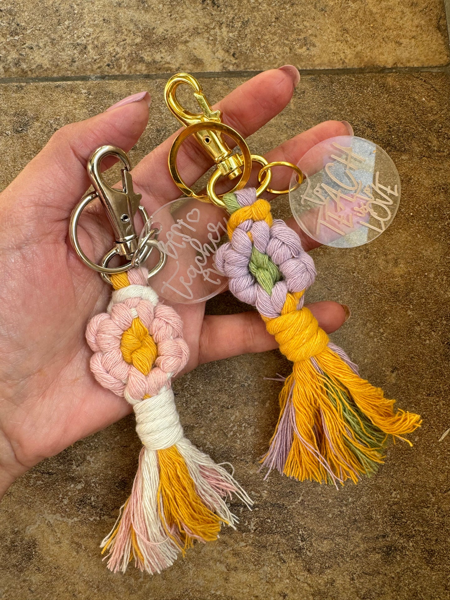 Keychains flowers