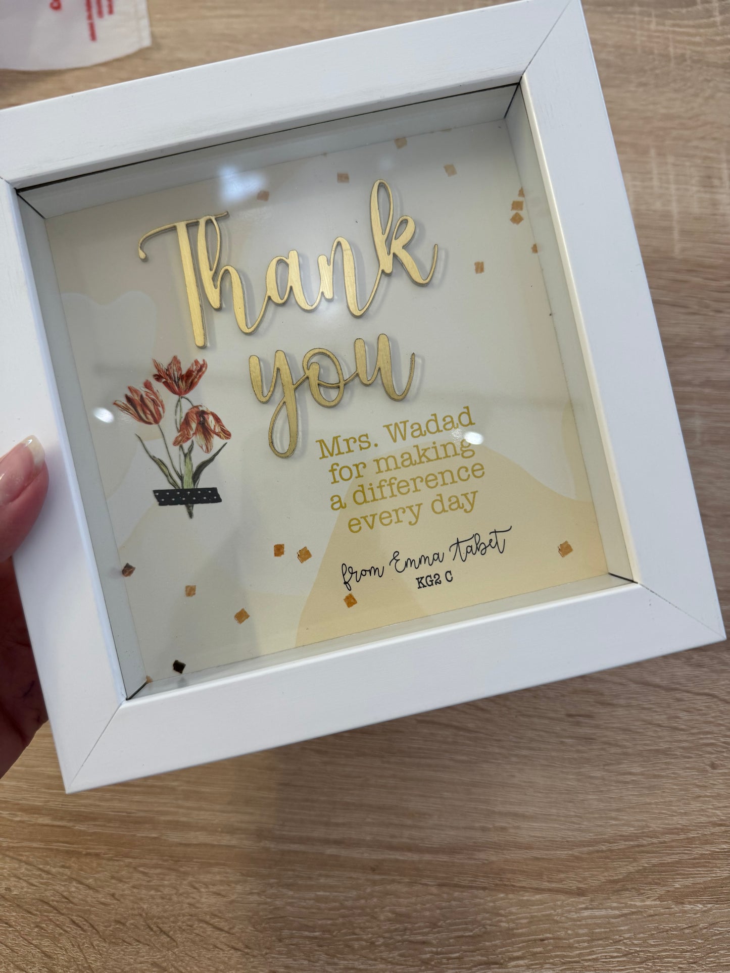 Thank you frame