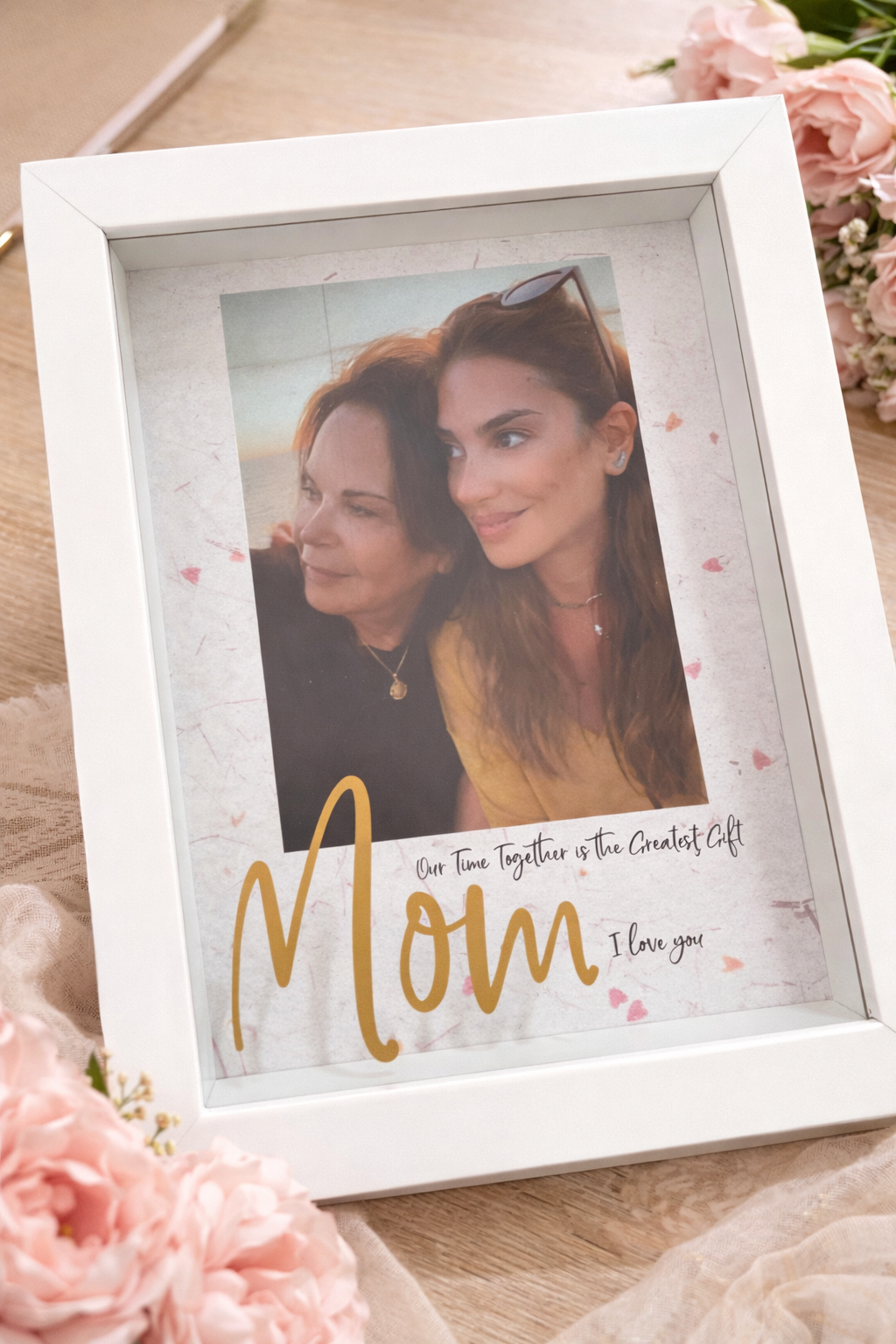 Mom and daughter in love