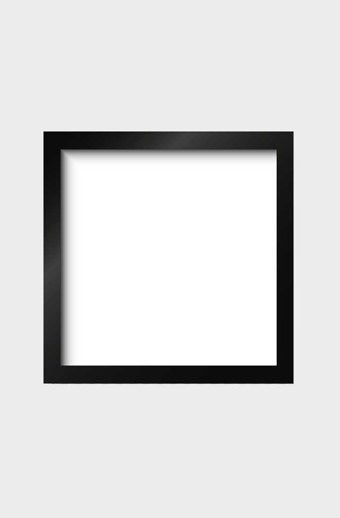 Deep Empty Black Frame