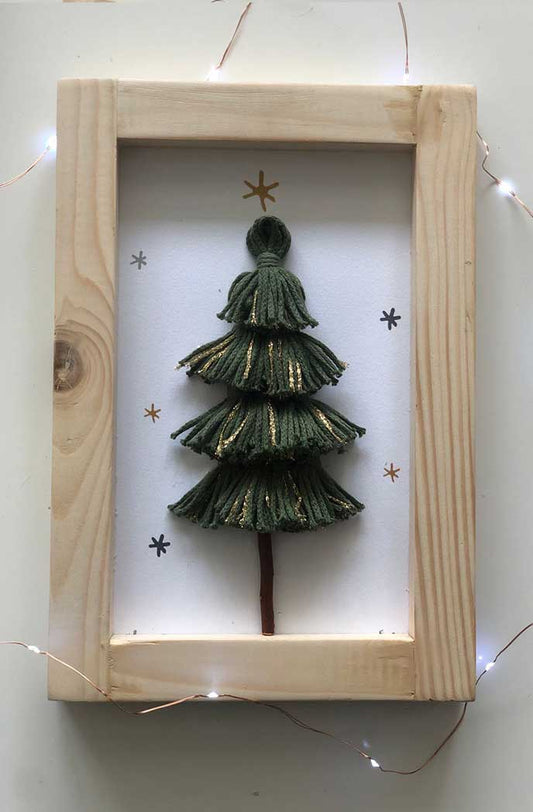 Macrame Frame Christmas