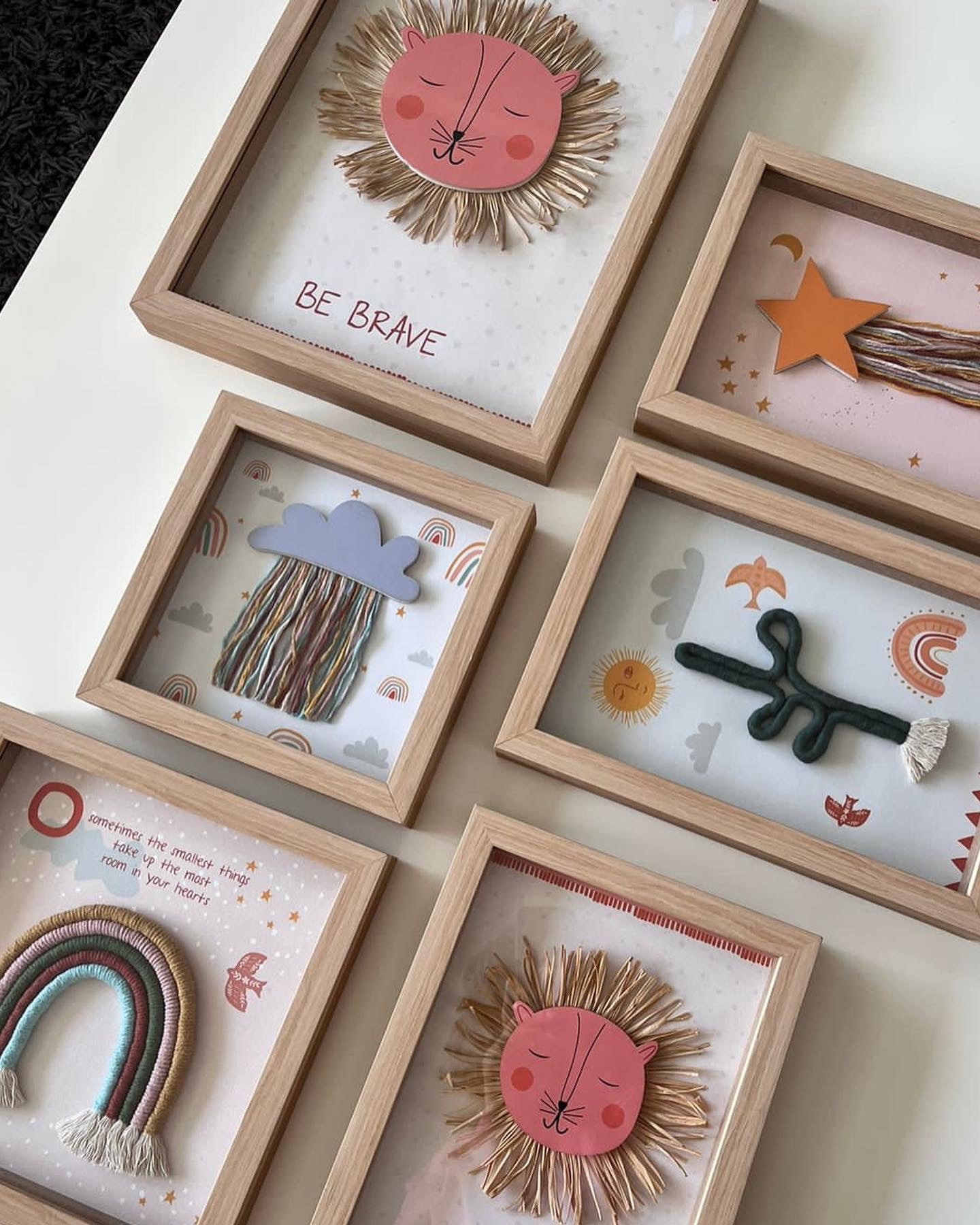 Macrame frames