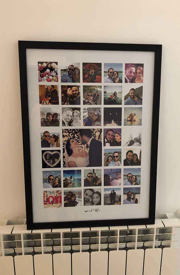 Insta frame