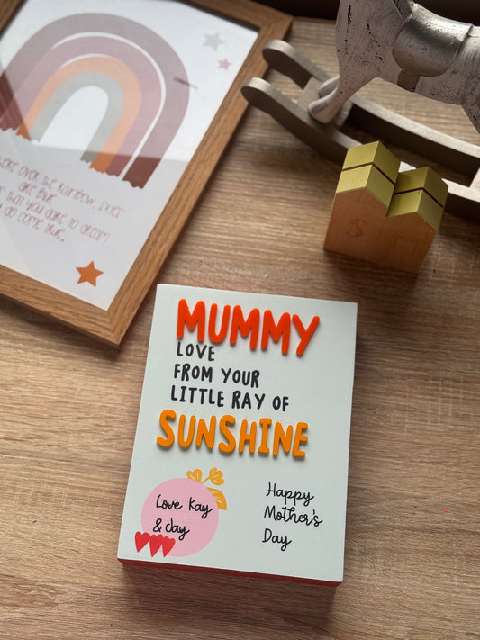 Mom, My Sunshine Frame
