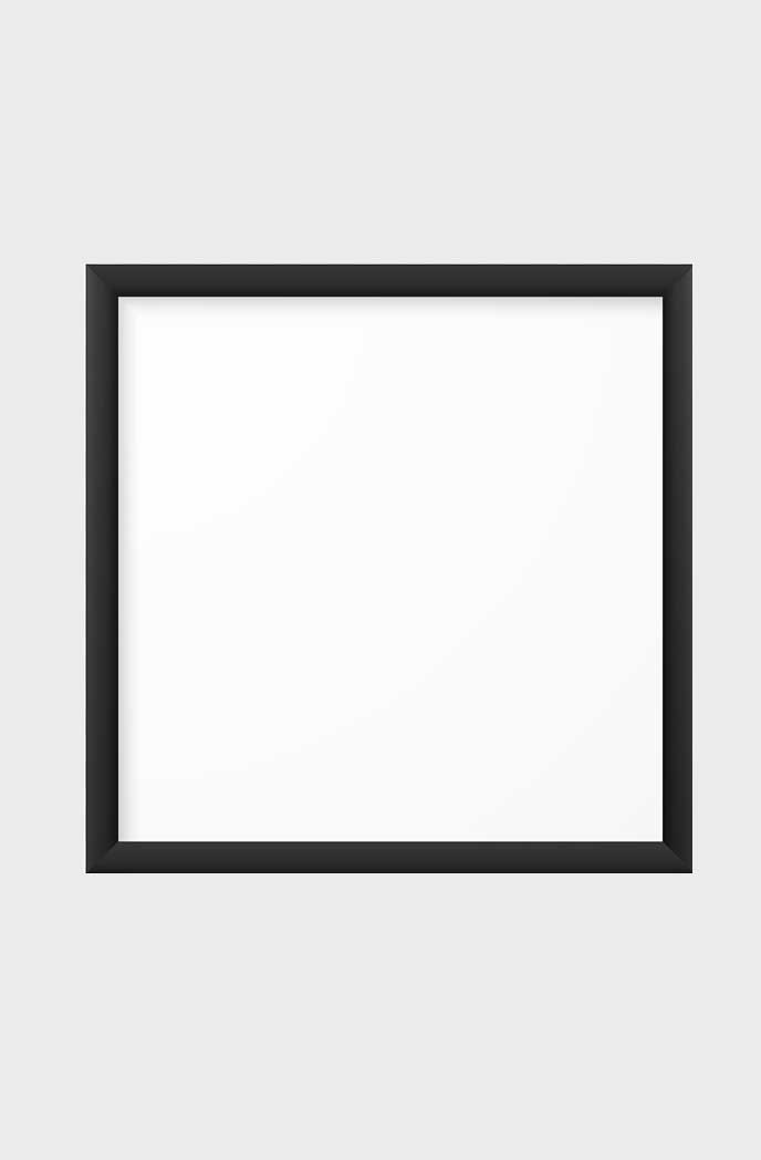 Basic Empty Black Frame