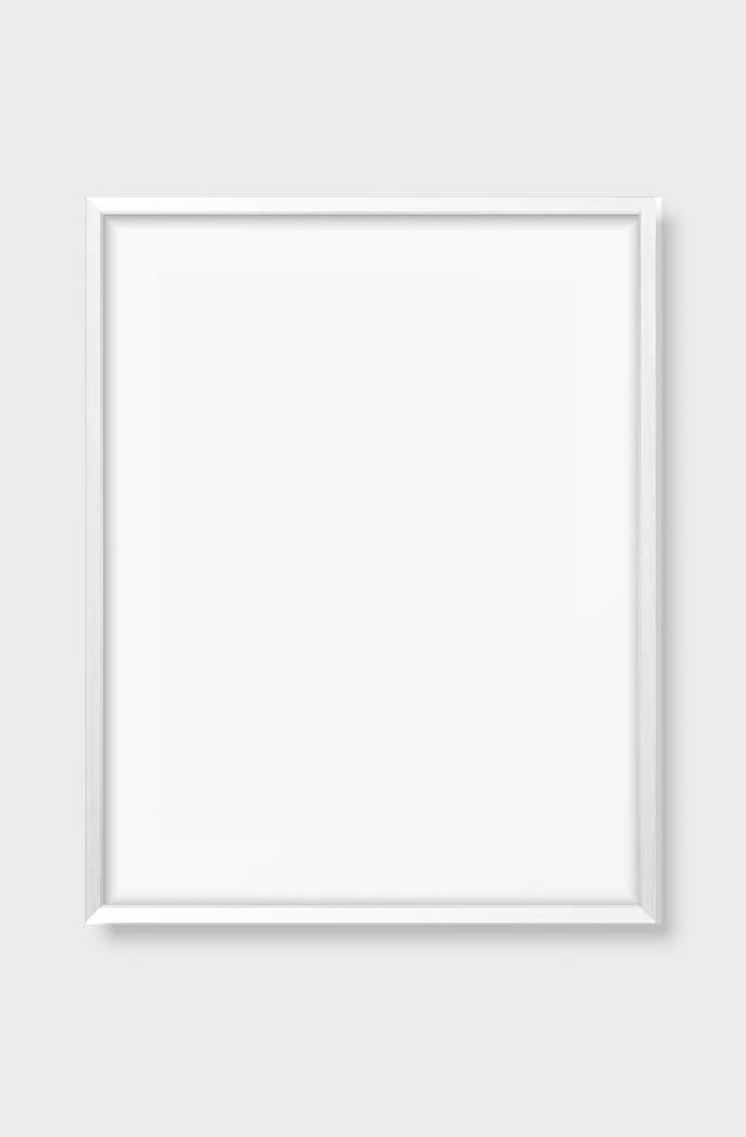 Basic Empty White Frame