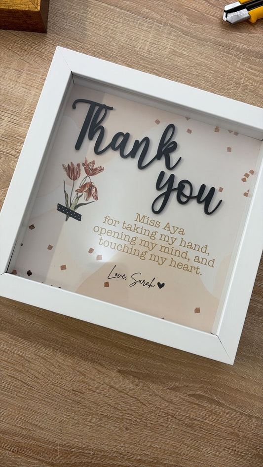 Thank you frame