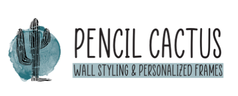 Pencil Cactus - Personalized Frames & Wall Styling