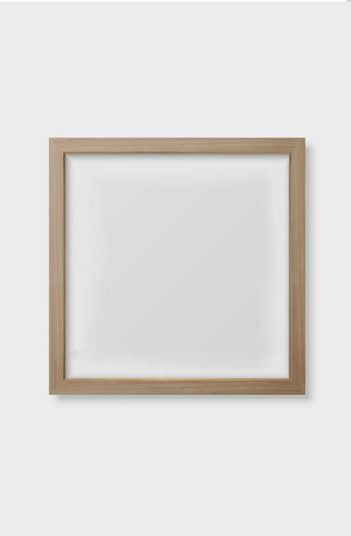 Deep Empty Oak Frame